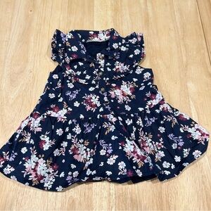 Janie and Jack Navy Print Dress